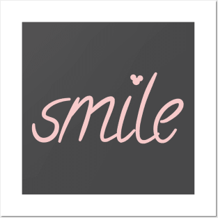 Millennial Pink Smile Posters and Art